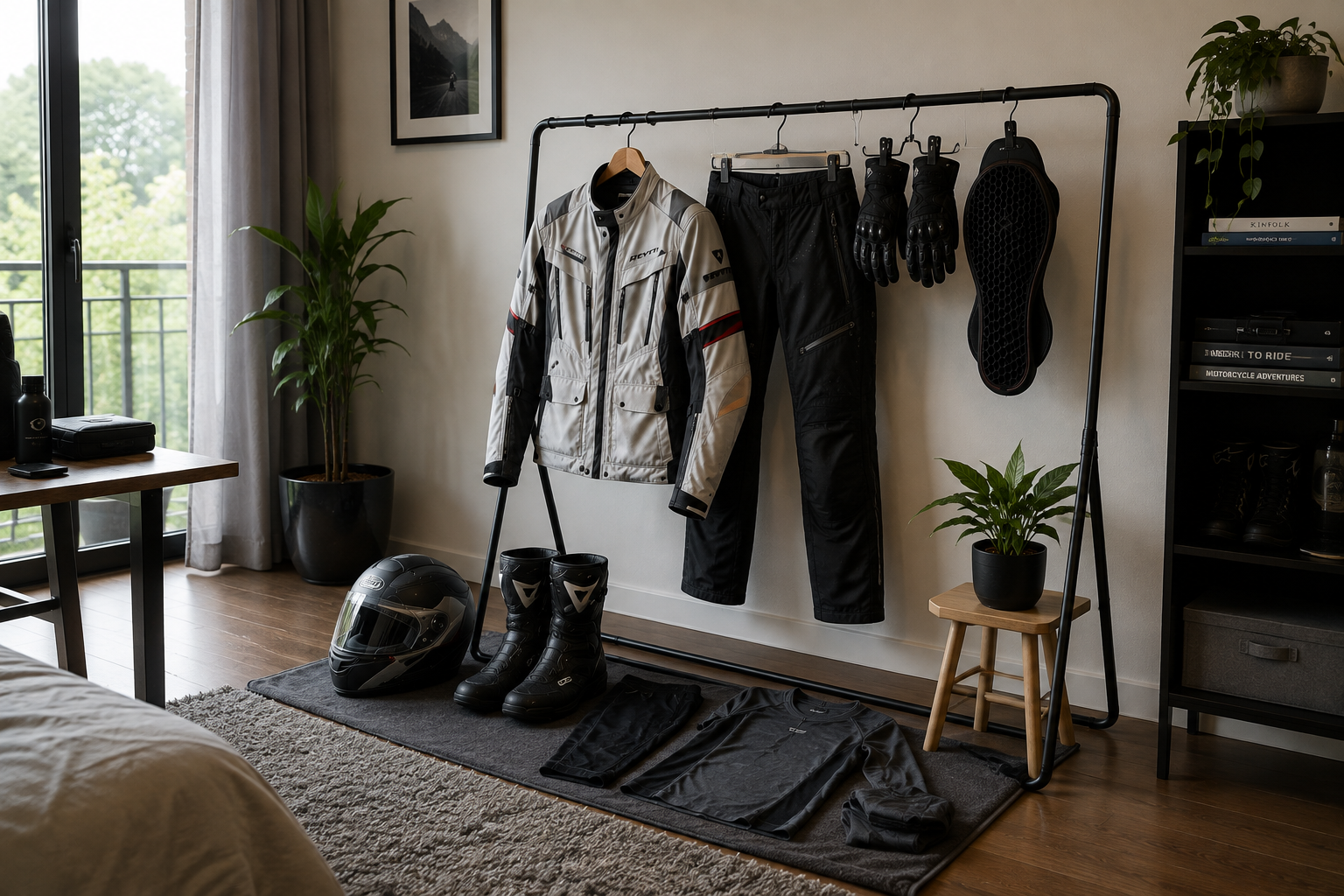 How to Store Your Motorcycle Riding Gear Properly After a Rain Ride