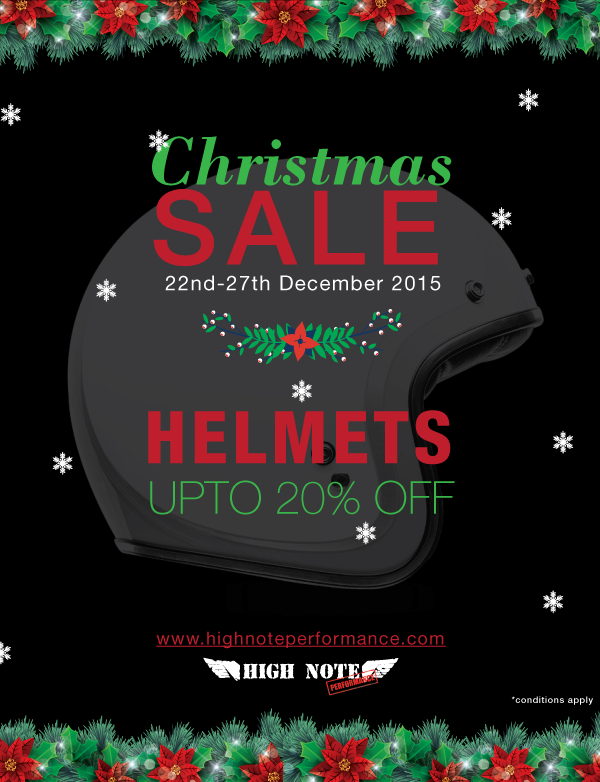 Christmas Sale - Get 20% Off On Helemts