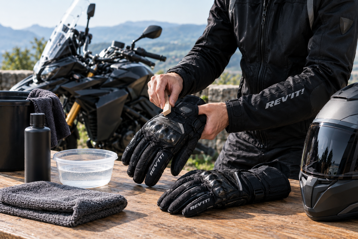 How to Clean and Maintain Motorcycle Gloves