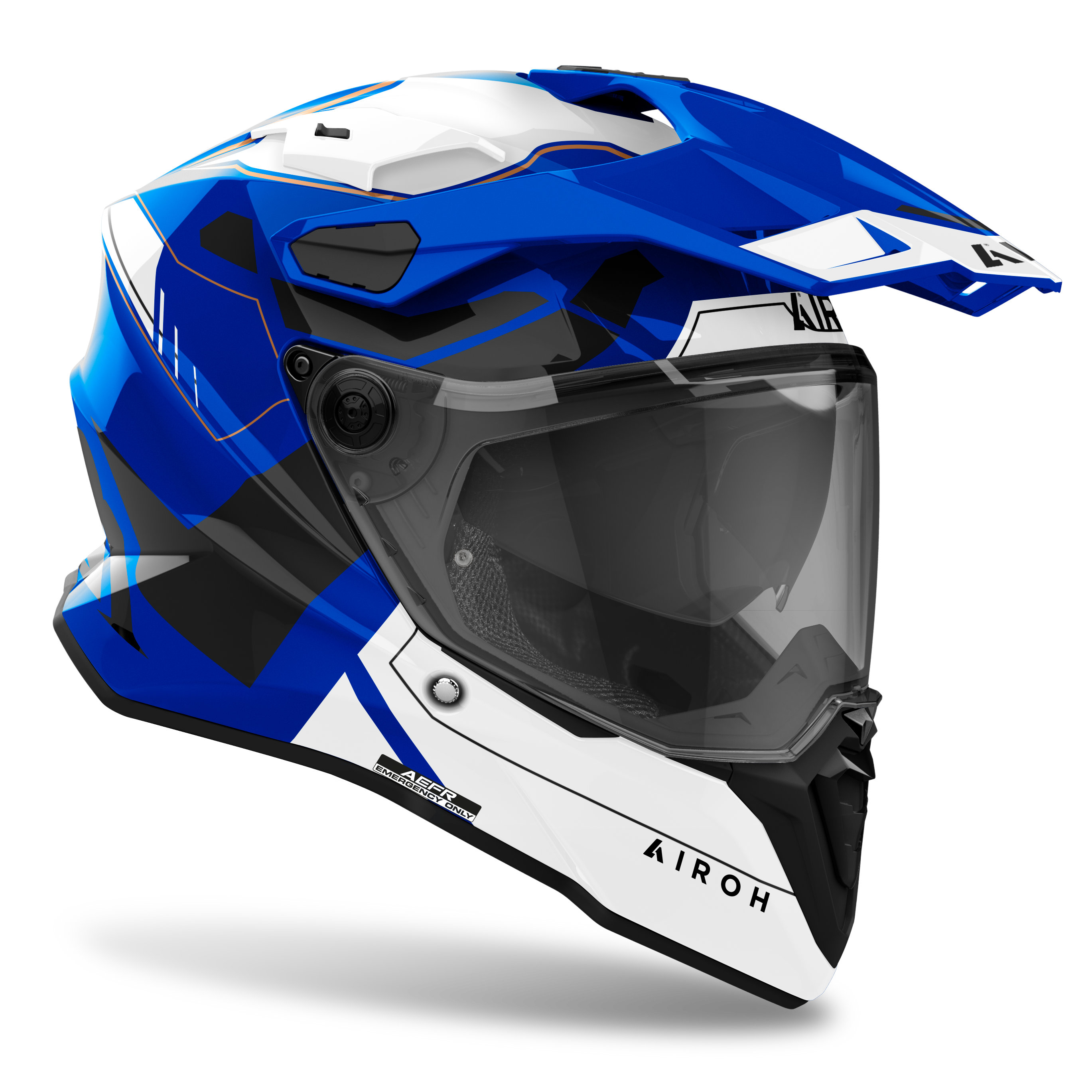 Airoh Commander 2 Reveal Blue Gloss Helmet