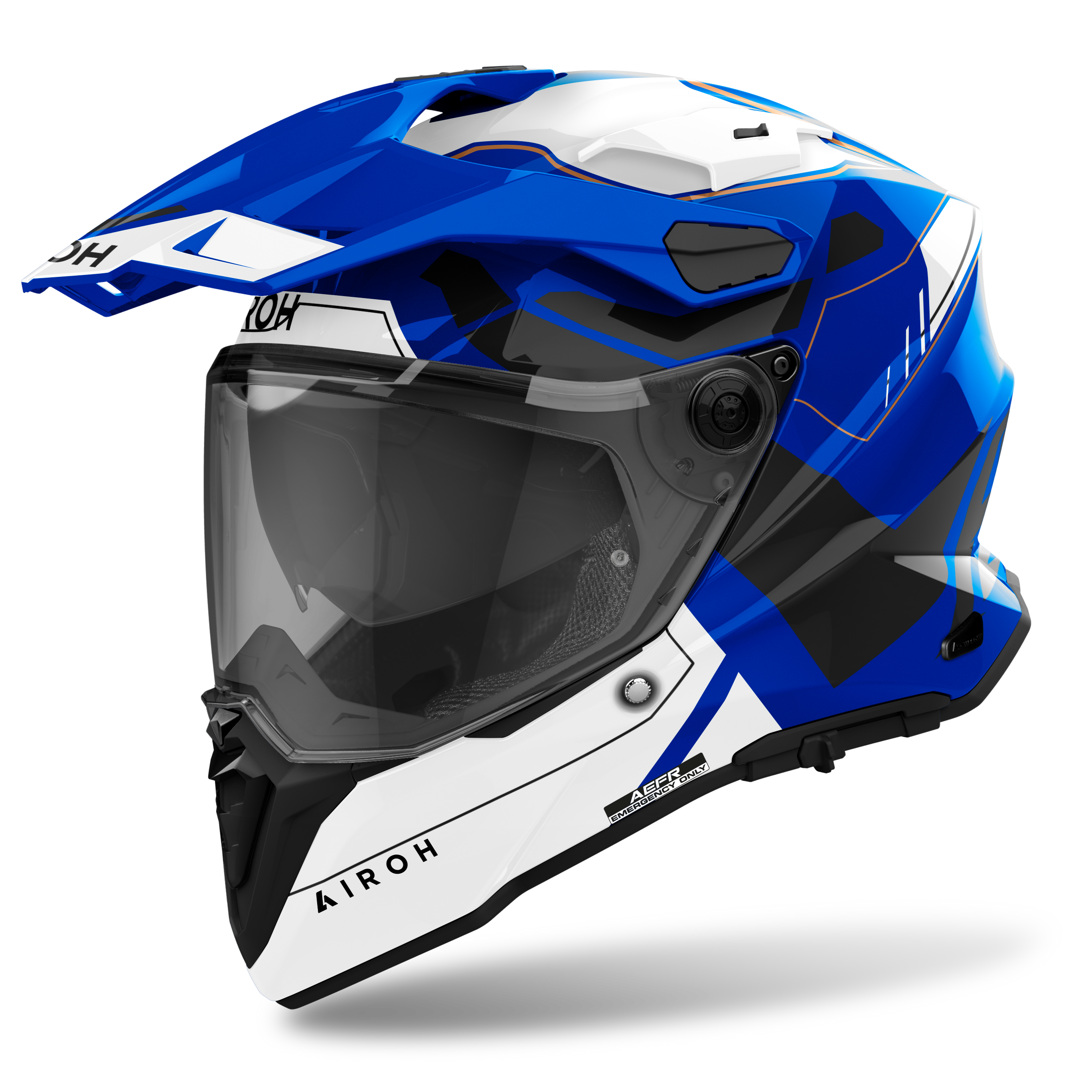 Airoh Commander 2 Reveal Blue Gloss Helmet