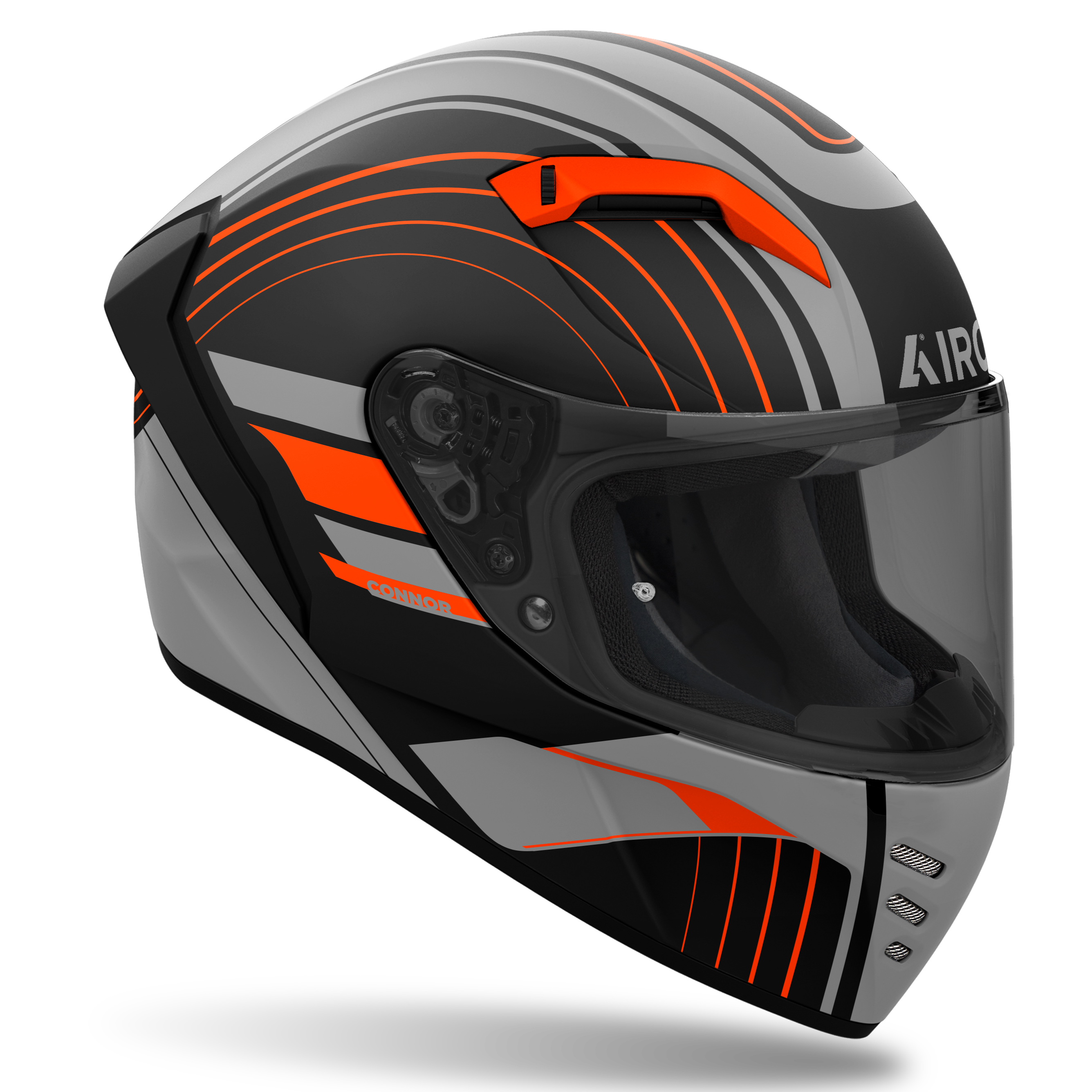 Airoh Connor Achieve Orange Matt Helmet