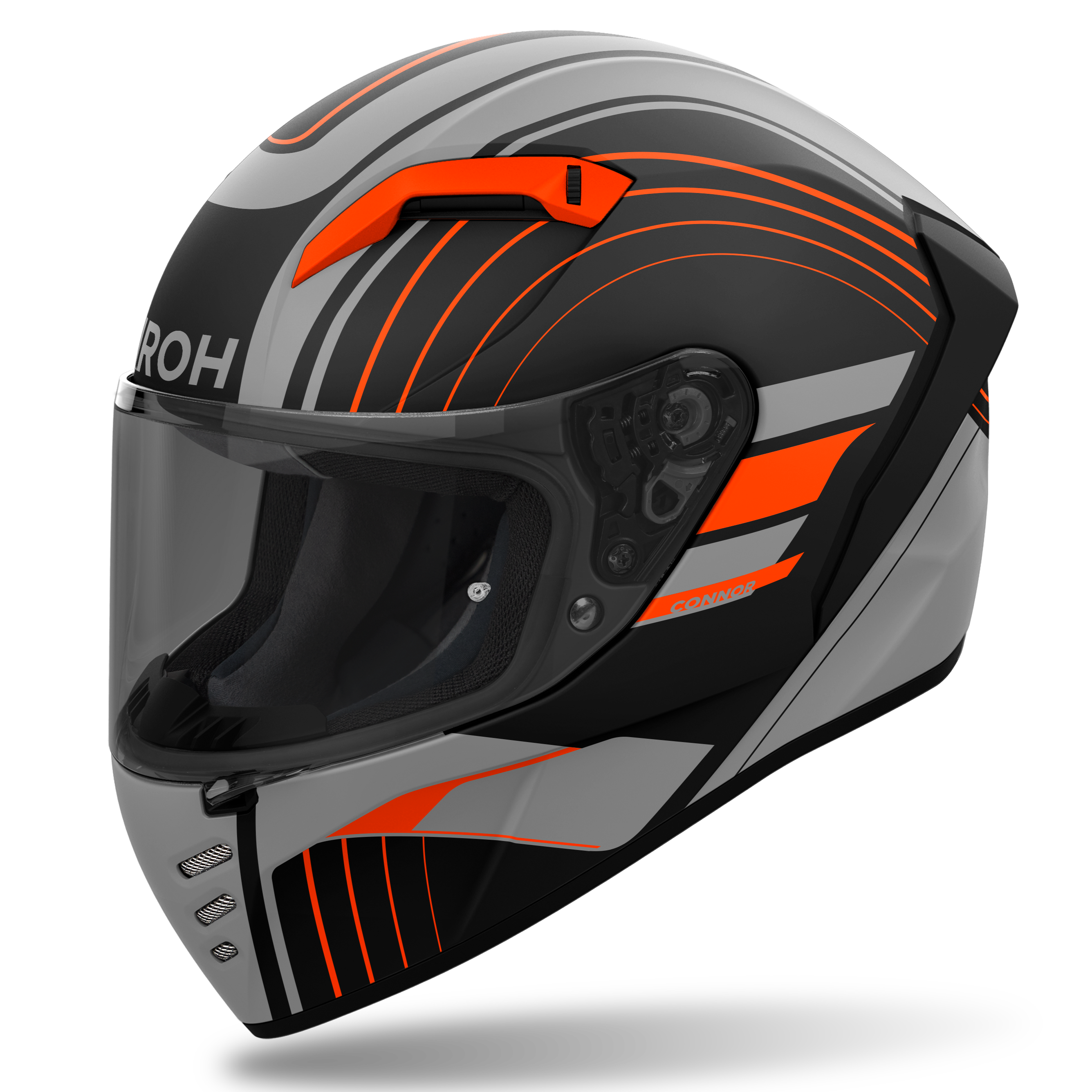 Airoh Connor Achieve Orange Matt Helmet