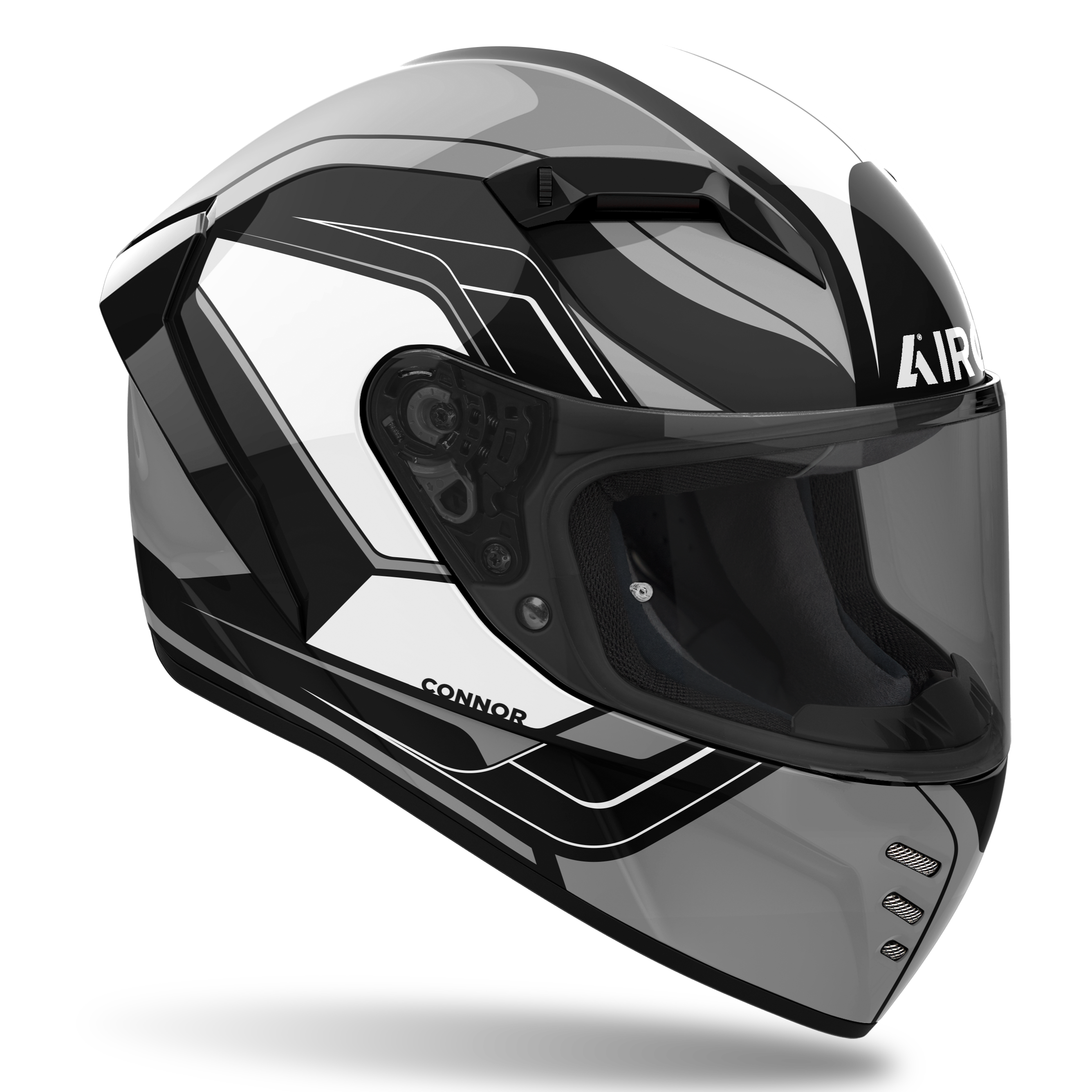 AIROH CONNOR DUNK BLACK GLOSS HELMET