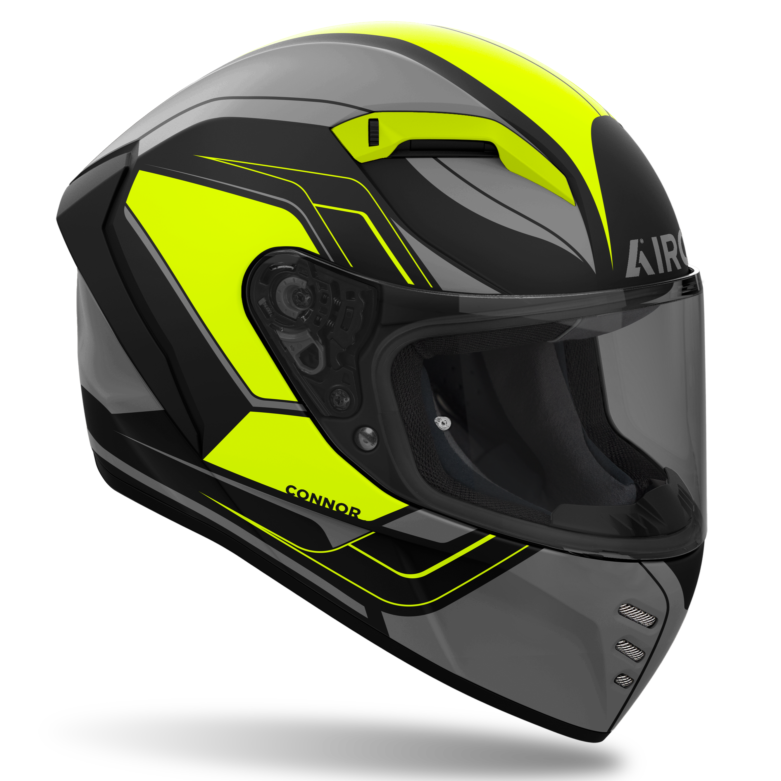AIROH Connor Dunk Yellow Matt Helmet