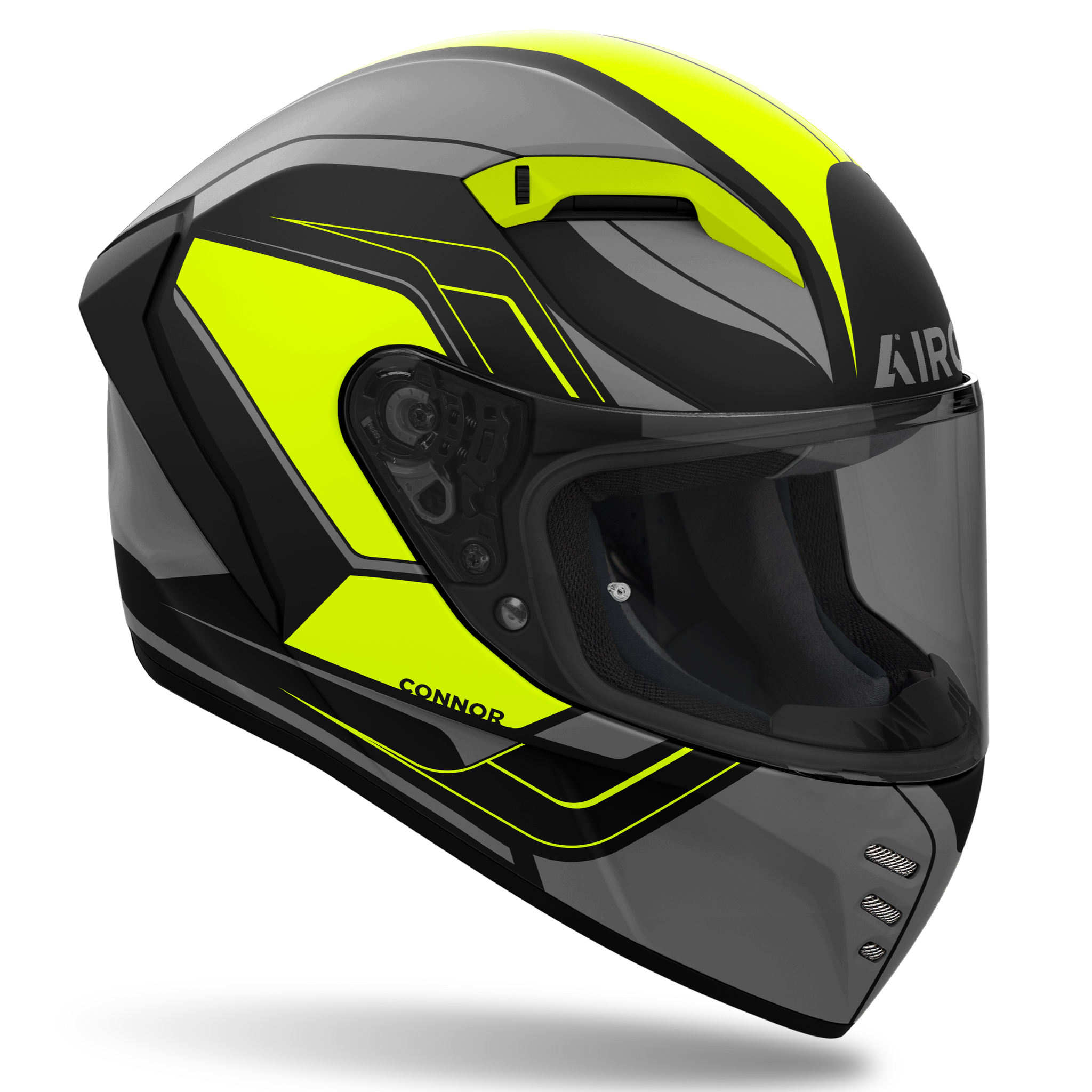 AIROH Connor Dunk Yellow Matt Helmet