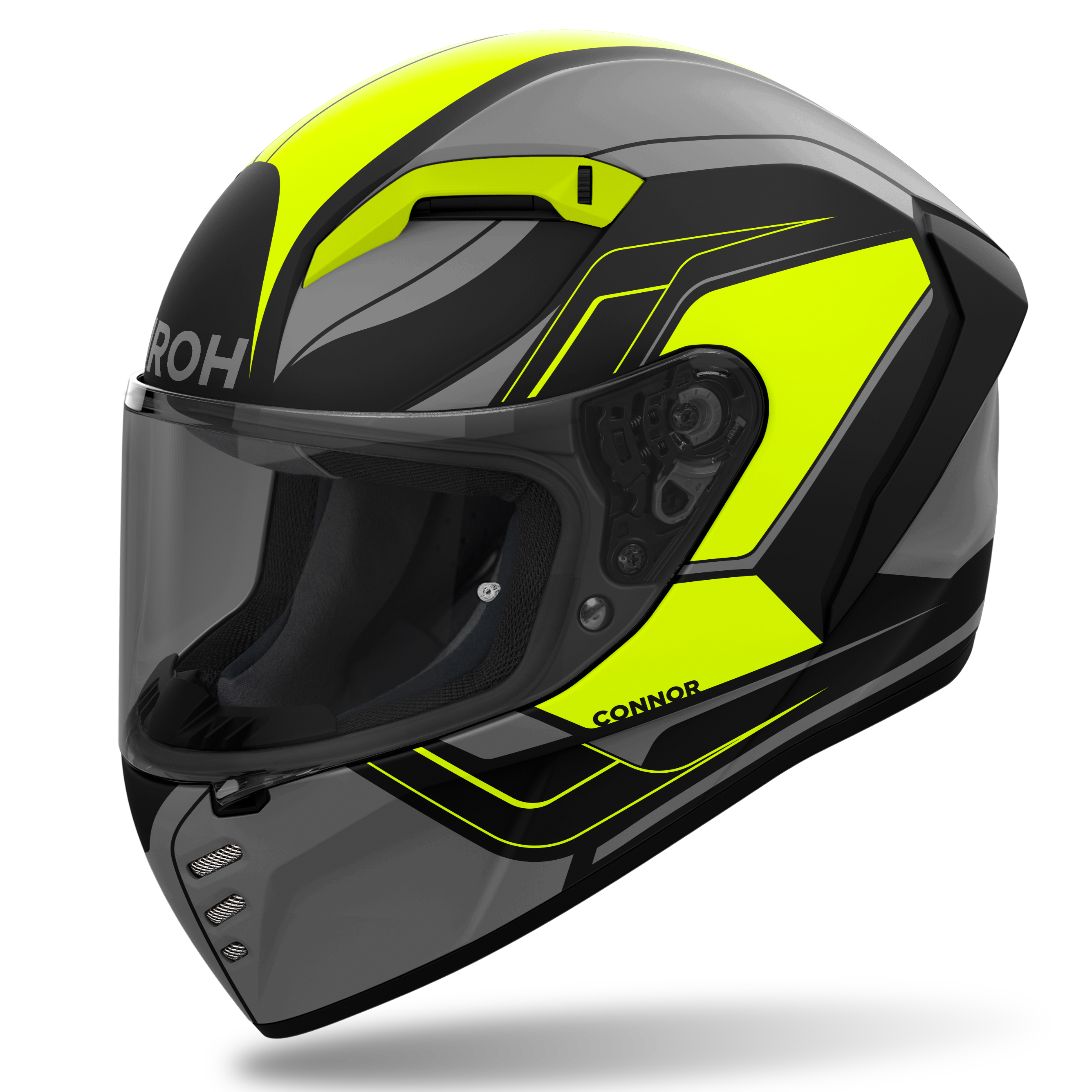 AIROH Connor Dunk Yellow Matt Helmet