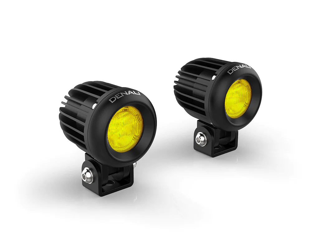 Denali D2 LED Lights TriOptic Lens Kit - Yellow Selective