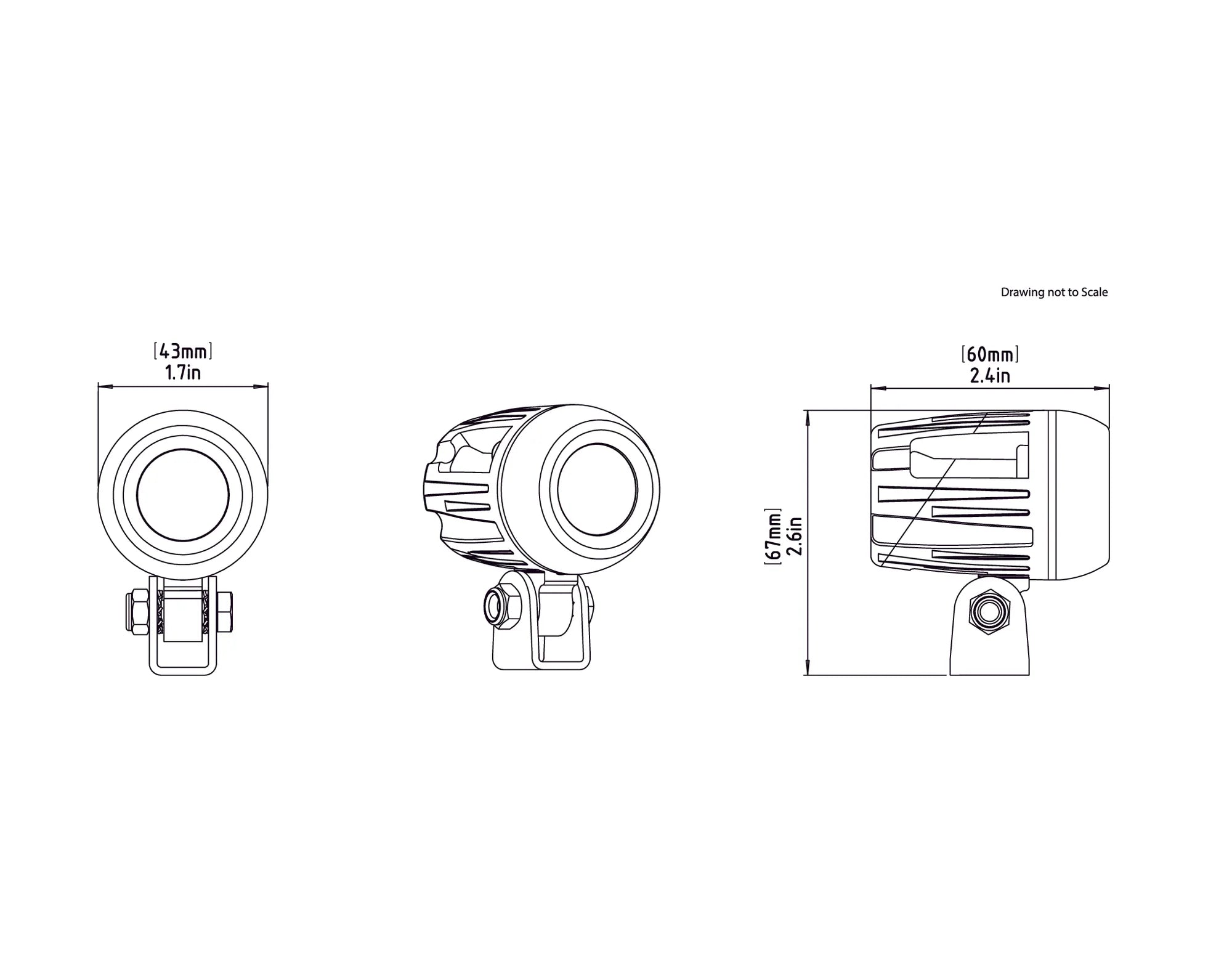 Denali DM LED Light Pod (Pair) with DataDim Technology
