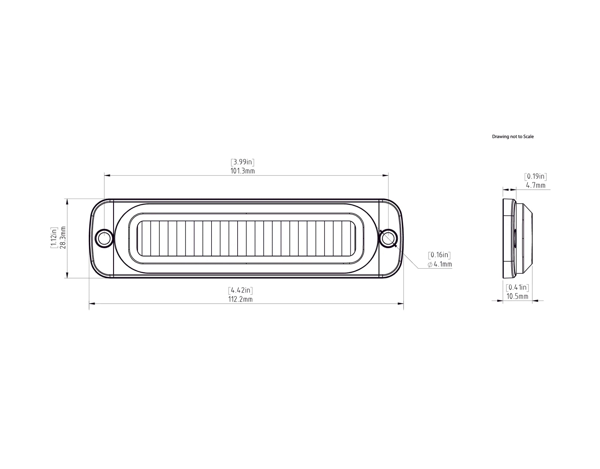 Denali DRL LED Visibility Pod - Amber