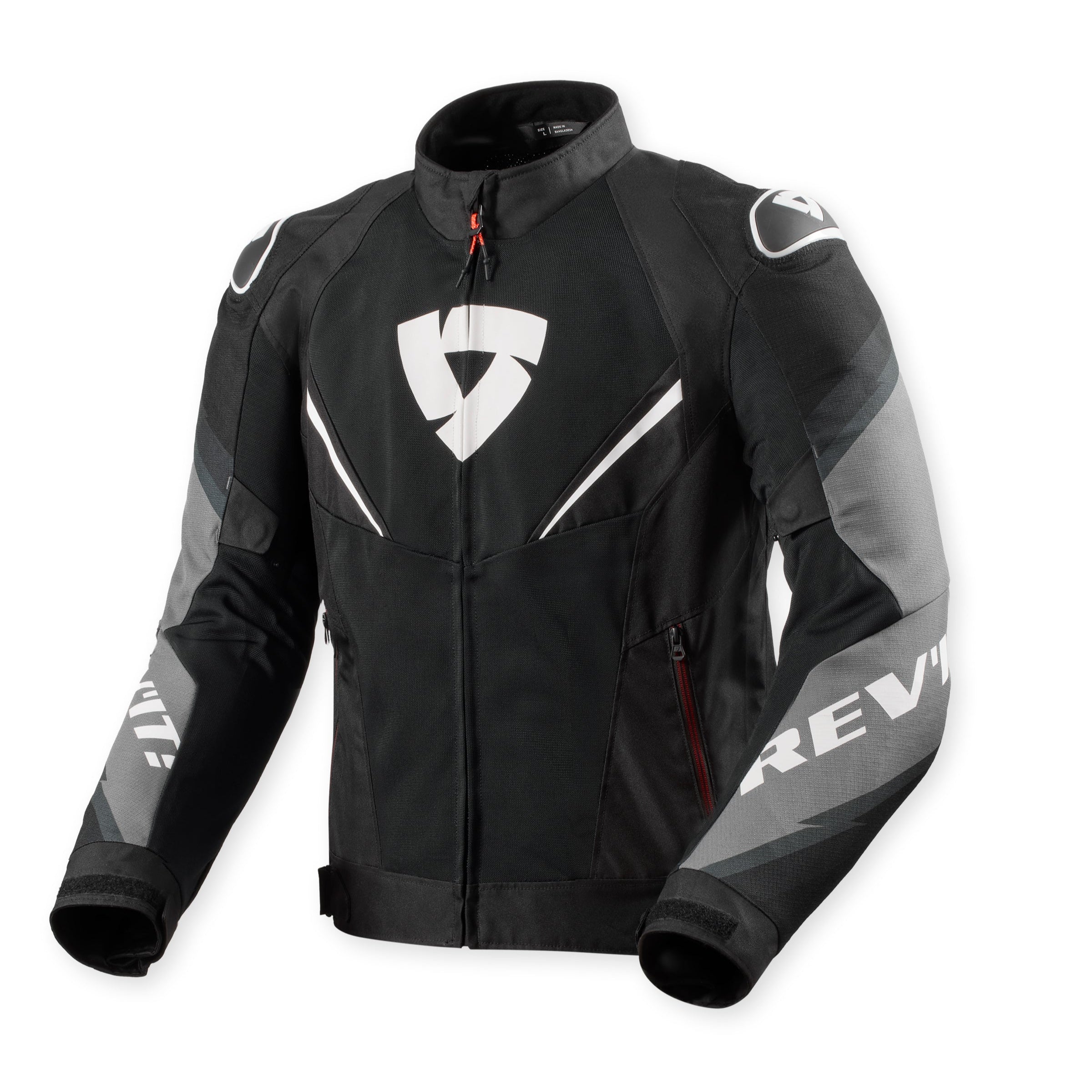 REV'IT! Quantum 3 Air Black White Jacket