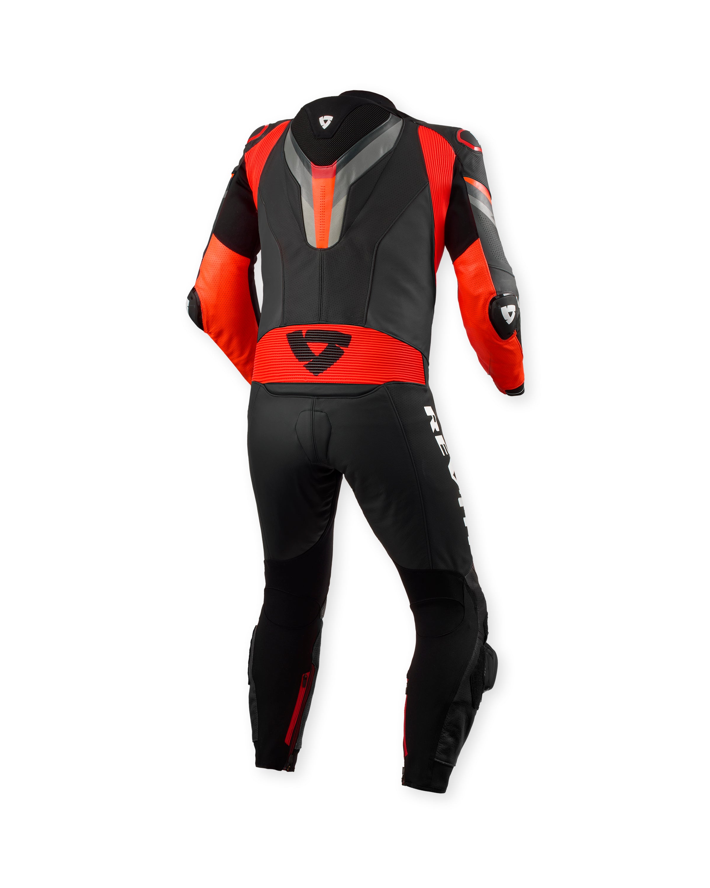 REV'IT! Quantum 3 Race Anthracite Neon Red Suit