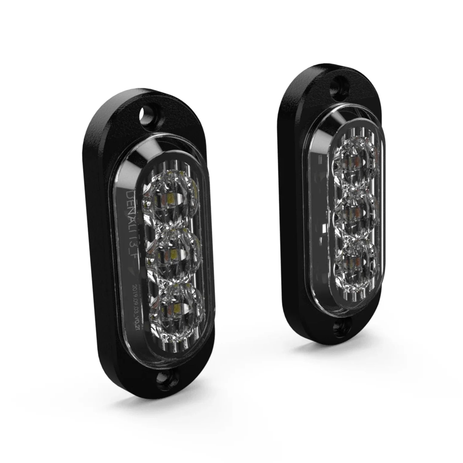 Denali T3 Switchback LED Turn Signal Pods - Front