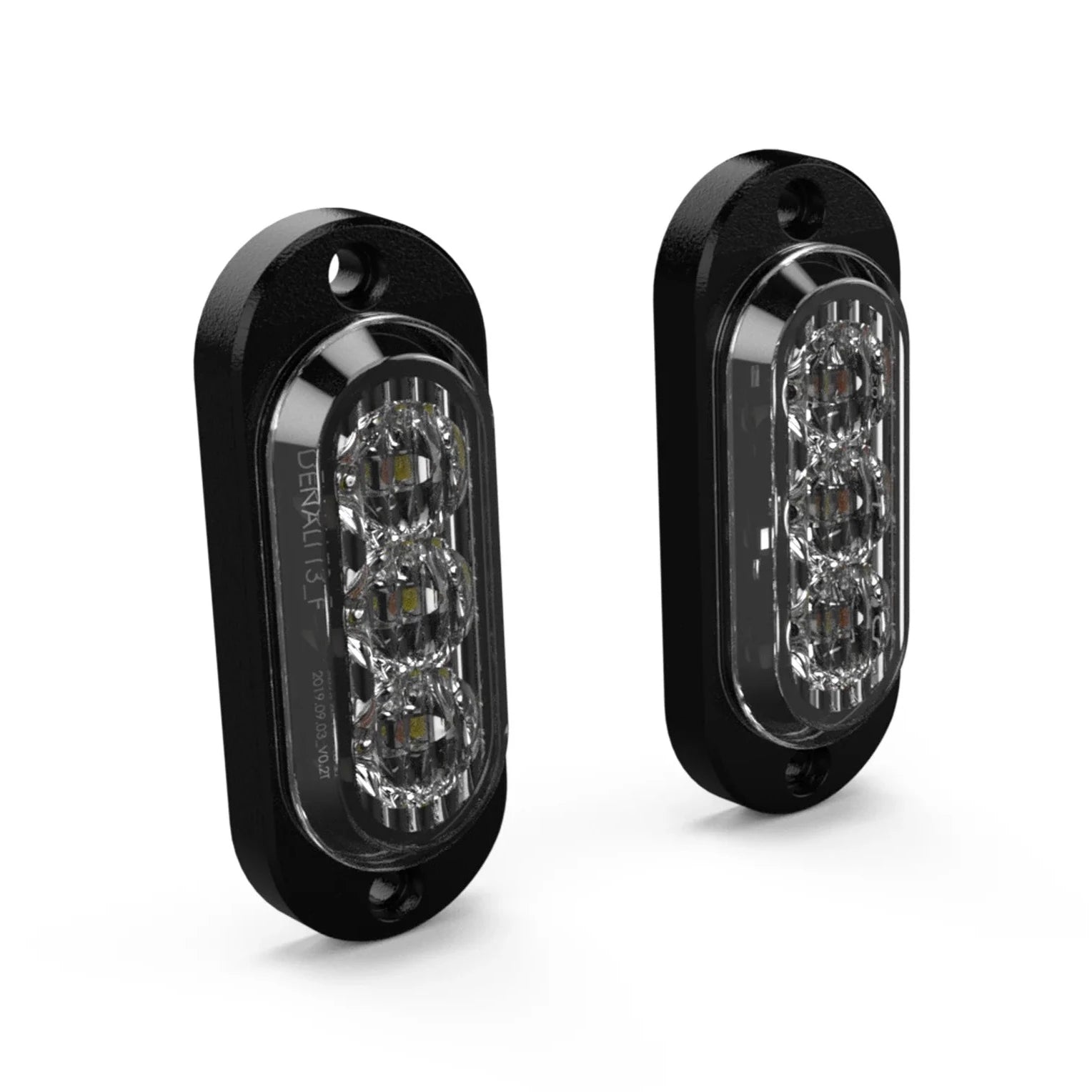 Denali T3 Switchback LED Turn Signal Pods Front