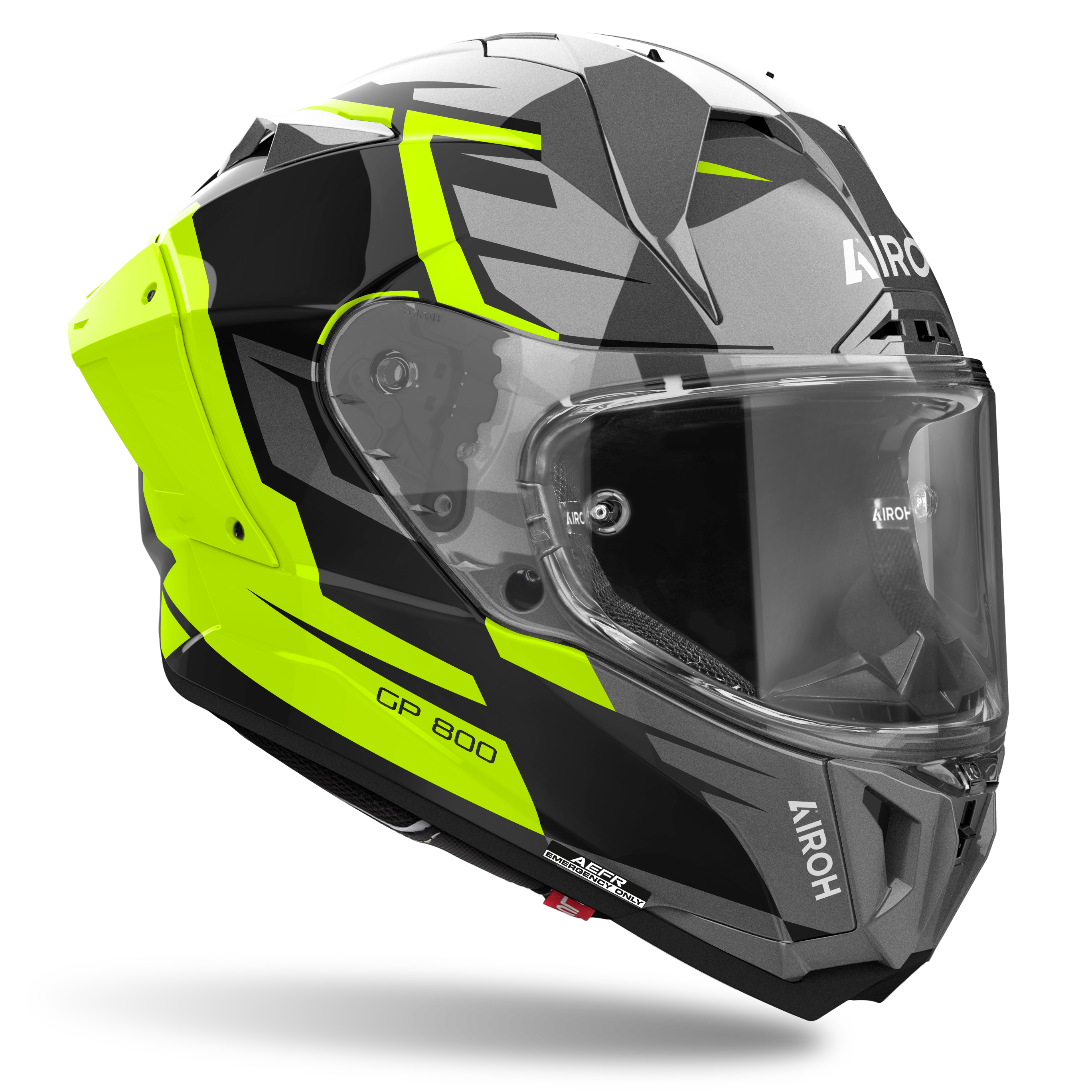 Airoh GP 800 Master Yellow Gloss Helmet