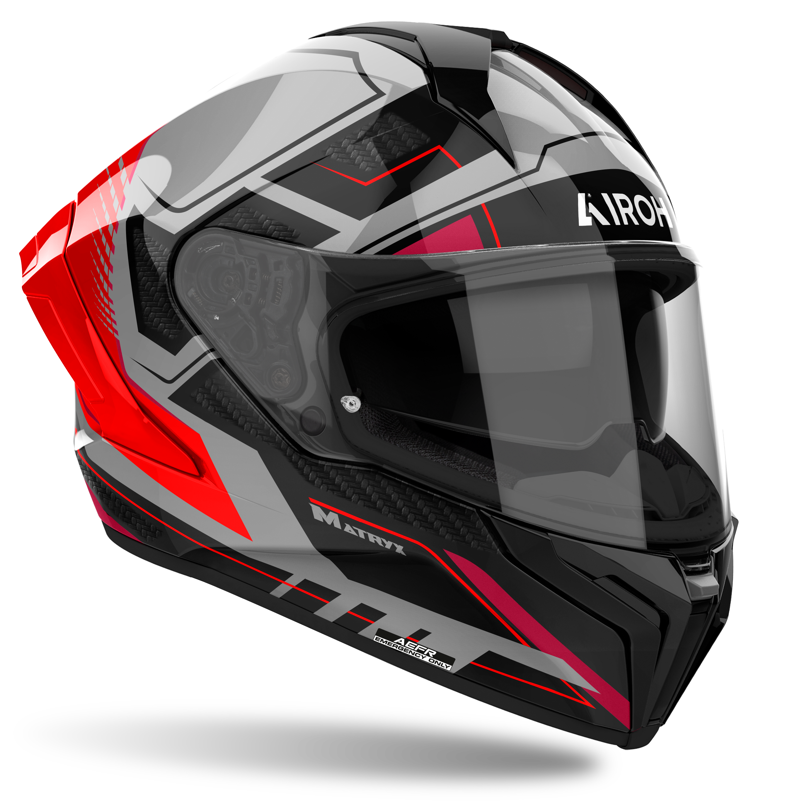 Airoh MATRYX Rocket Red Helmet