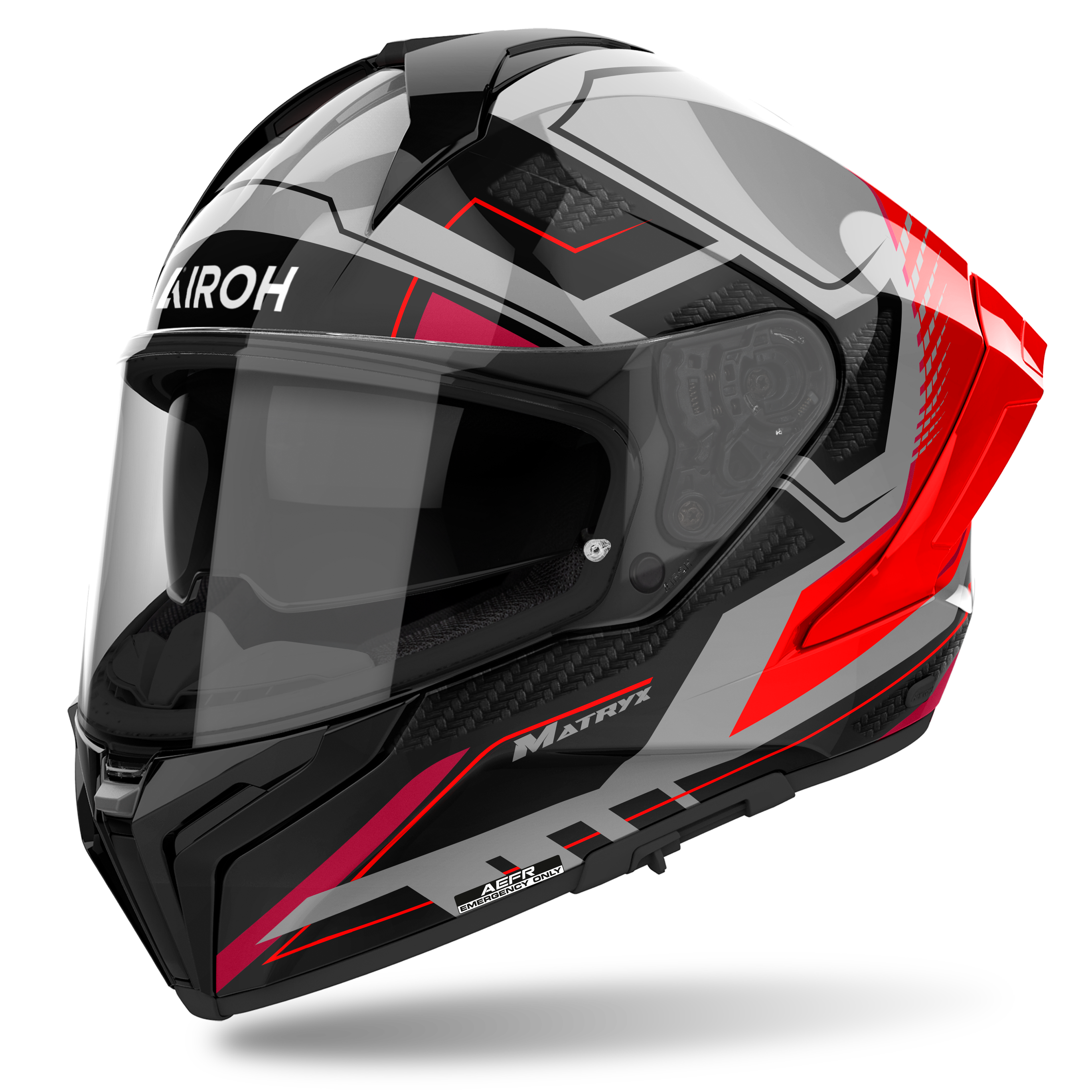 Airoh MATRYX Rocket Red Helmet