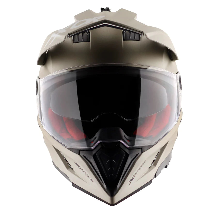 Axor X-Cross Dual Dull Visor Helmet