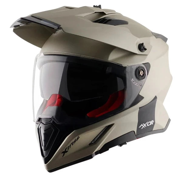 Axor X-Cross Dual Dull Visor Helmet