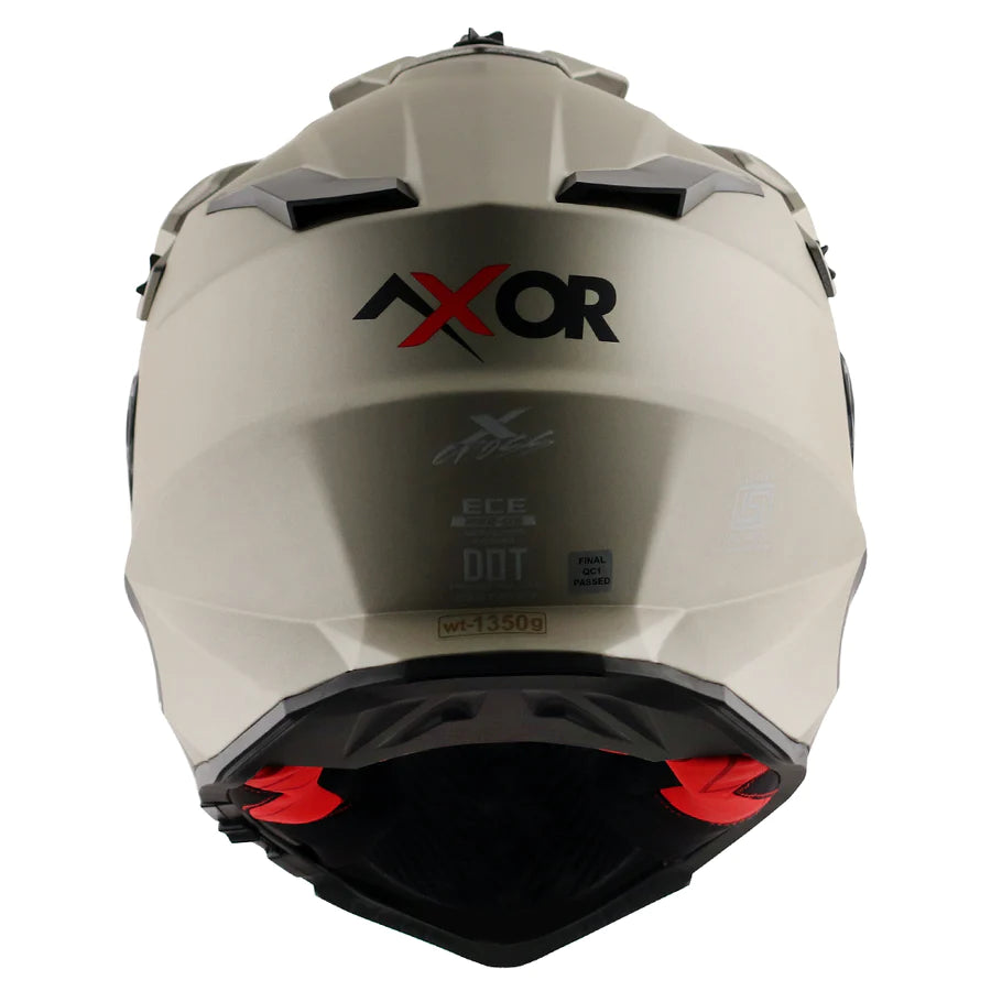 Axor X-Cross Dual Dull Visor Helmet