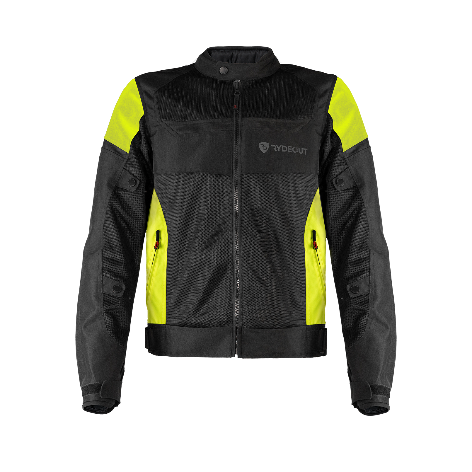 Rydeout Torrent Jacket - Black Hi Viz Yellow