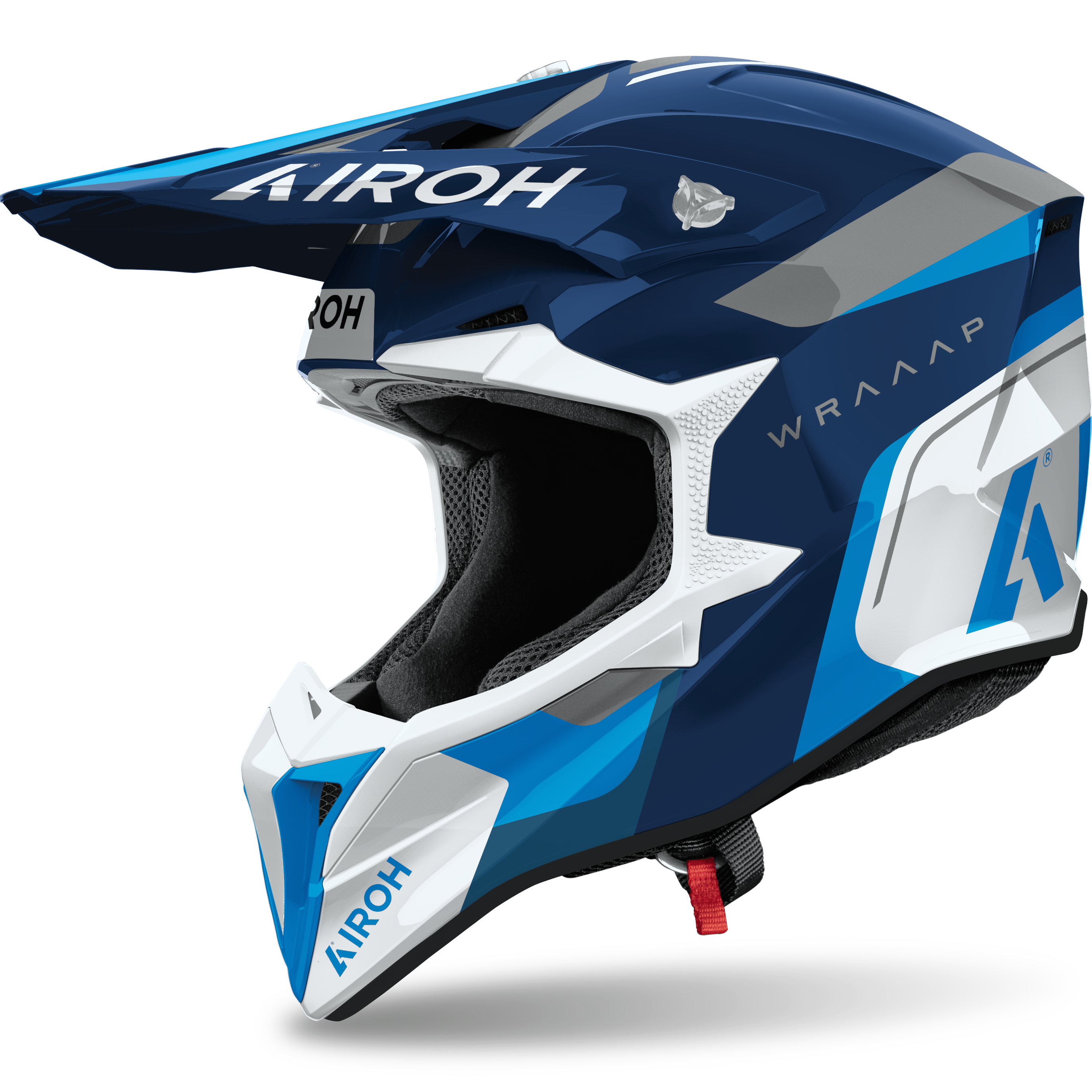 Airoh Wraaap Conquer Blue Gloss Helmet