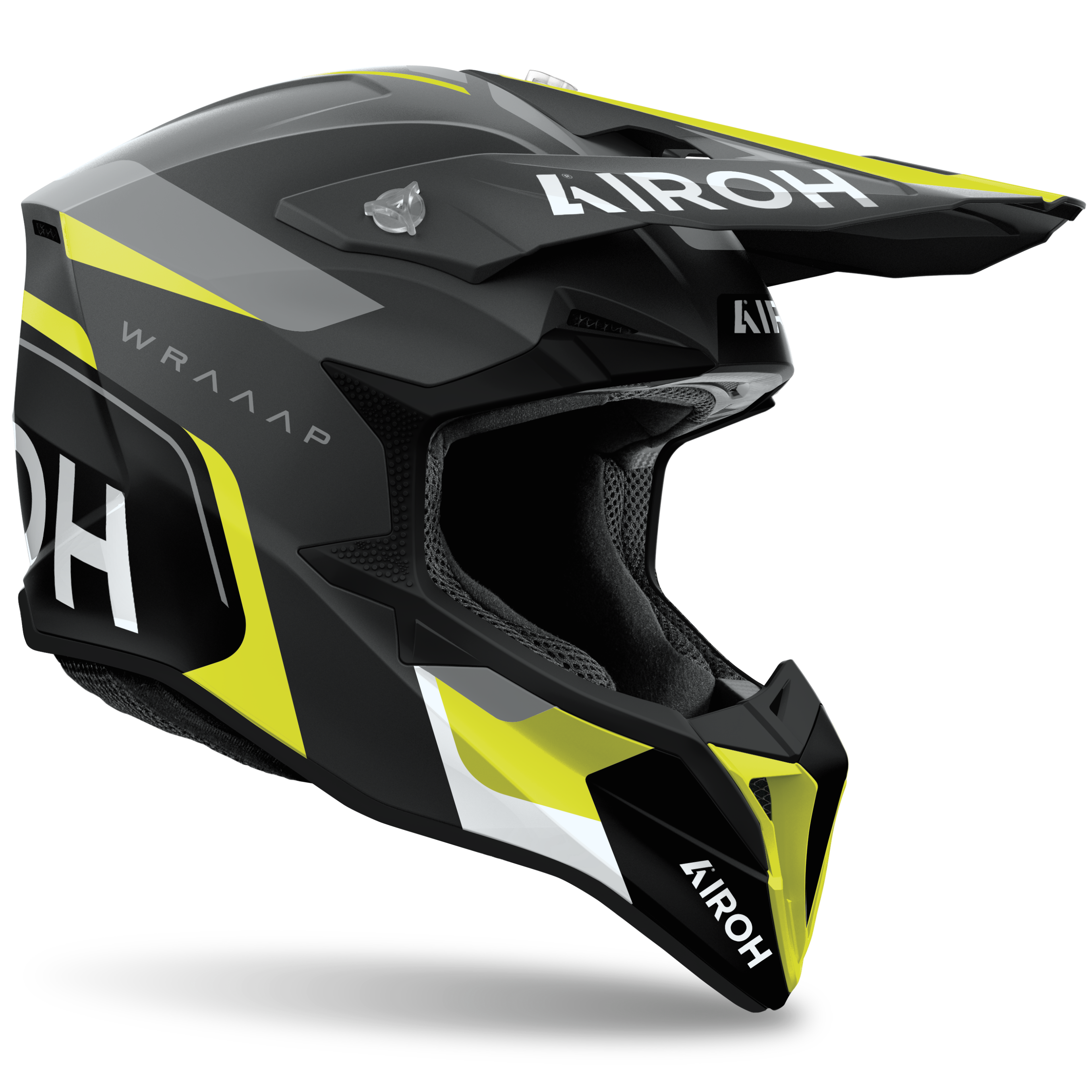 Airoh Wraaap Conquer Yellow Matt Helmet