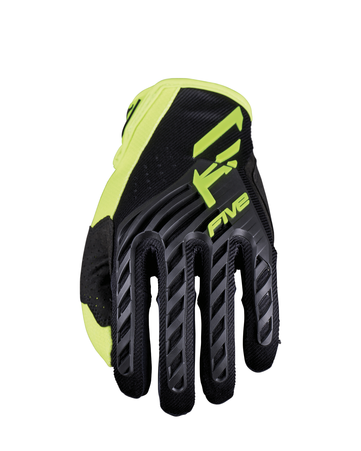 Five MXF3 EVO Black/ Fluo Yellow Gloves
