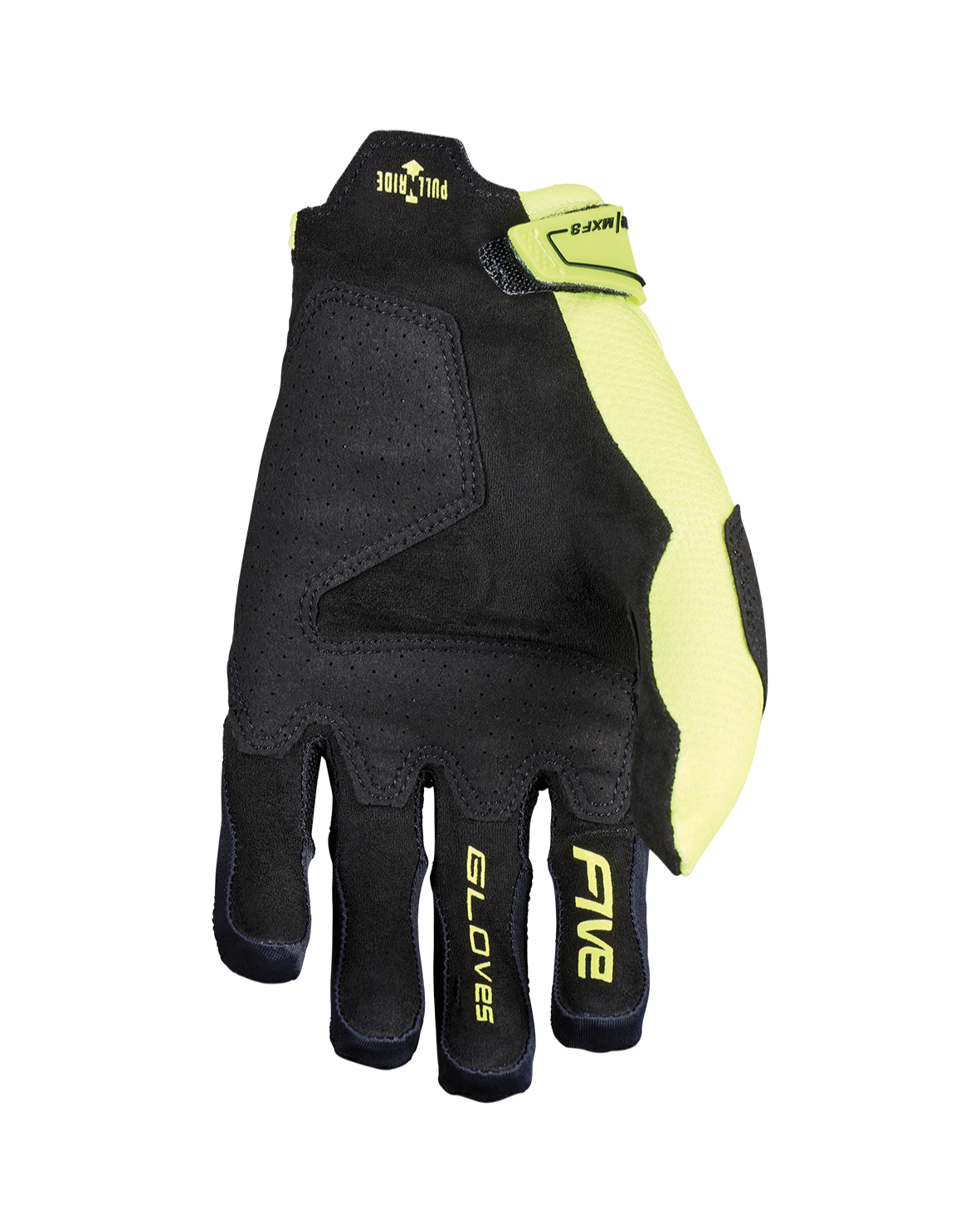 Five MXF3 EVO Black/ Fluo Yellow Gloves