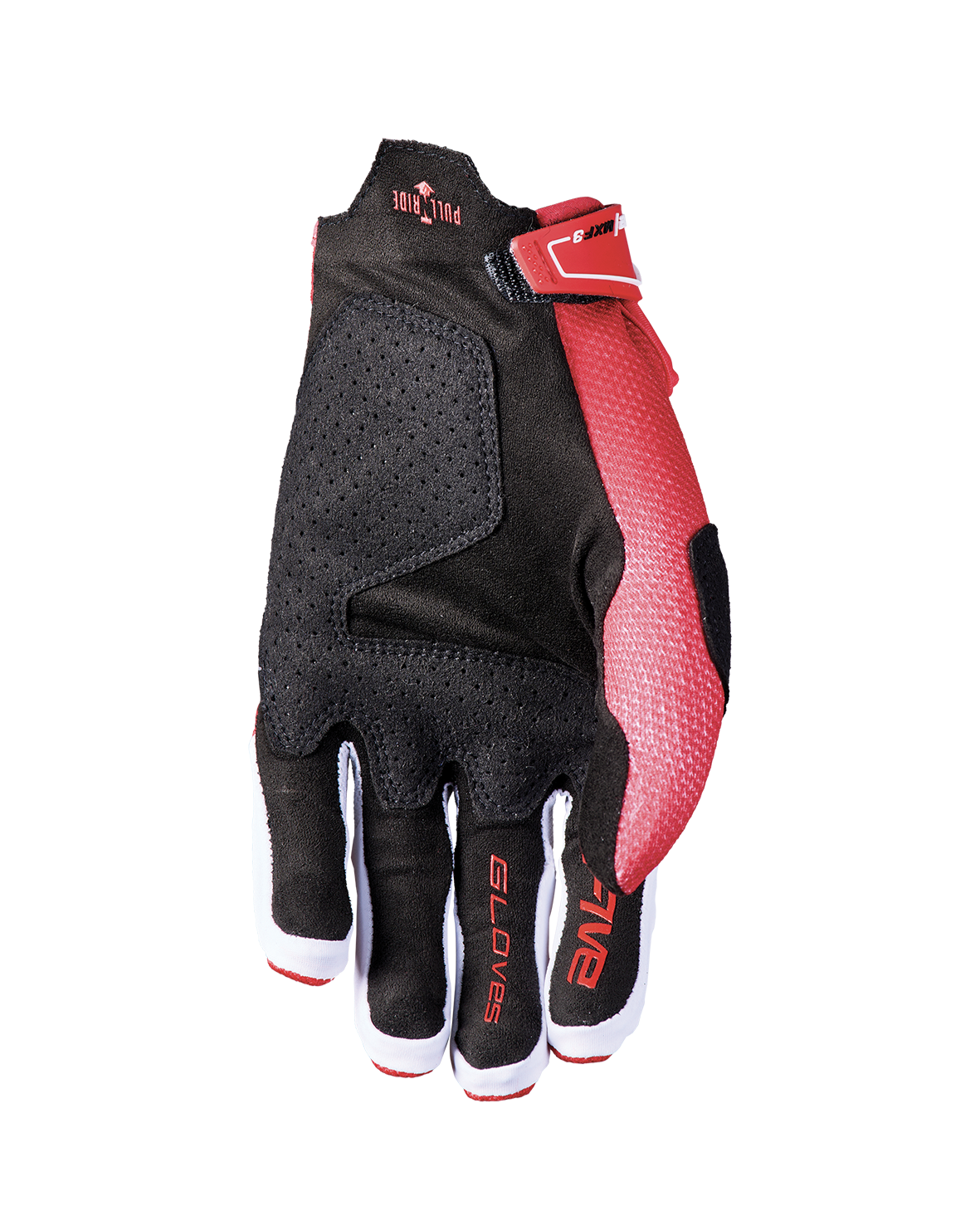 Five MXF3 EVO Red Gloves