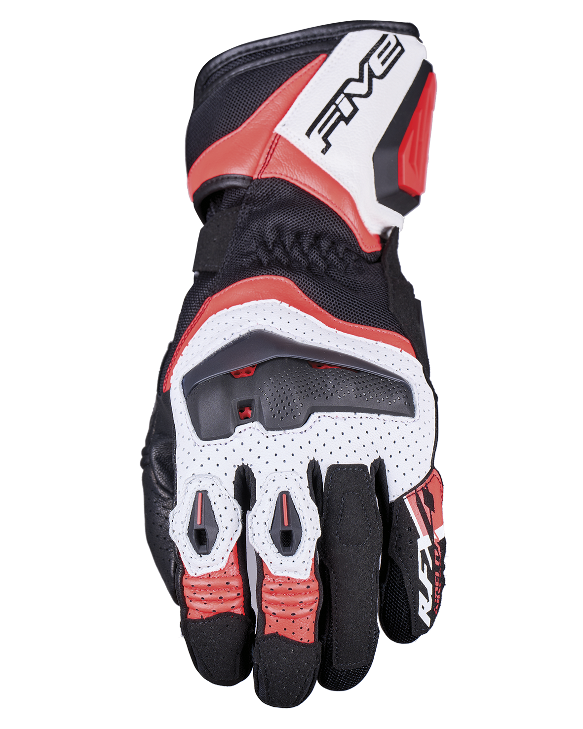 Five RFX4 EVO AIRFLOW White/Fluo Red Gloves