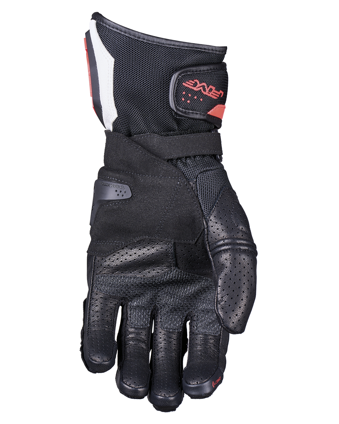 Five RFX4 EVO AIRFLOW White/Fluo Red Gloves