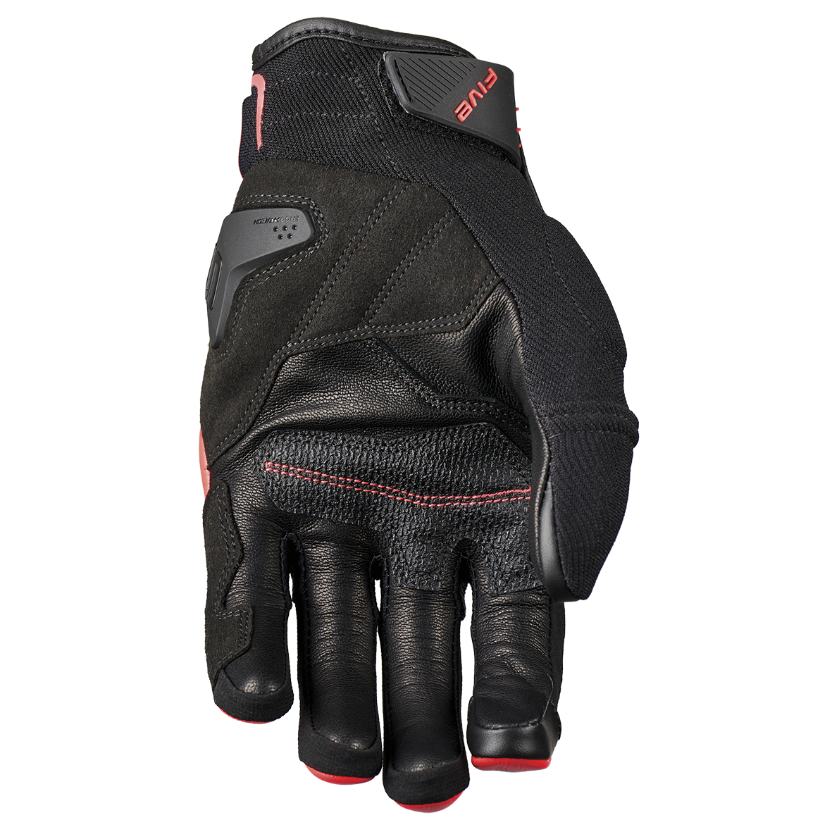 Five RS2 EVO 2 Fluo Red Black Gloves