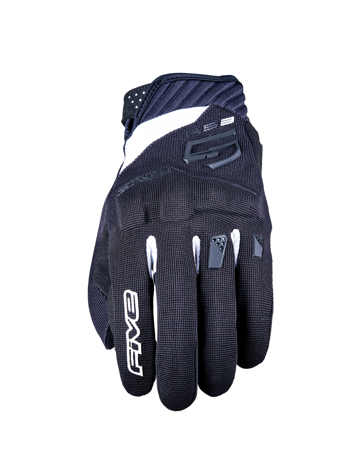 Five RS3 EVO Black White Gloves