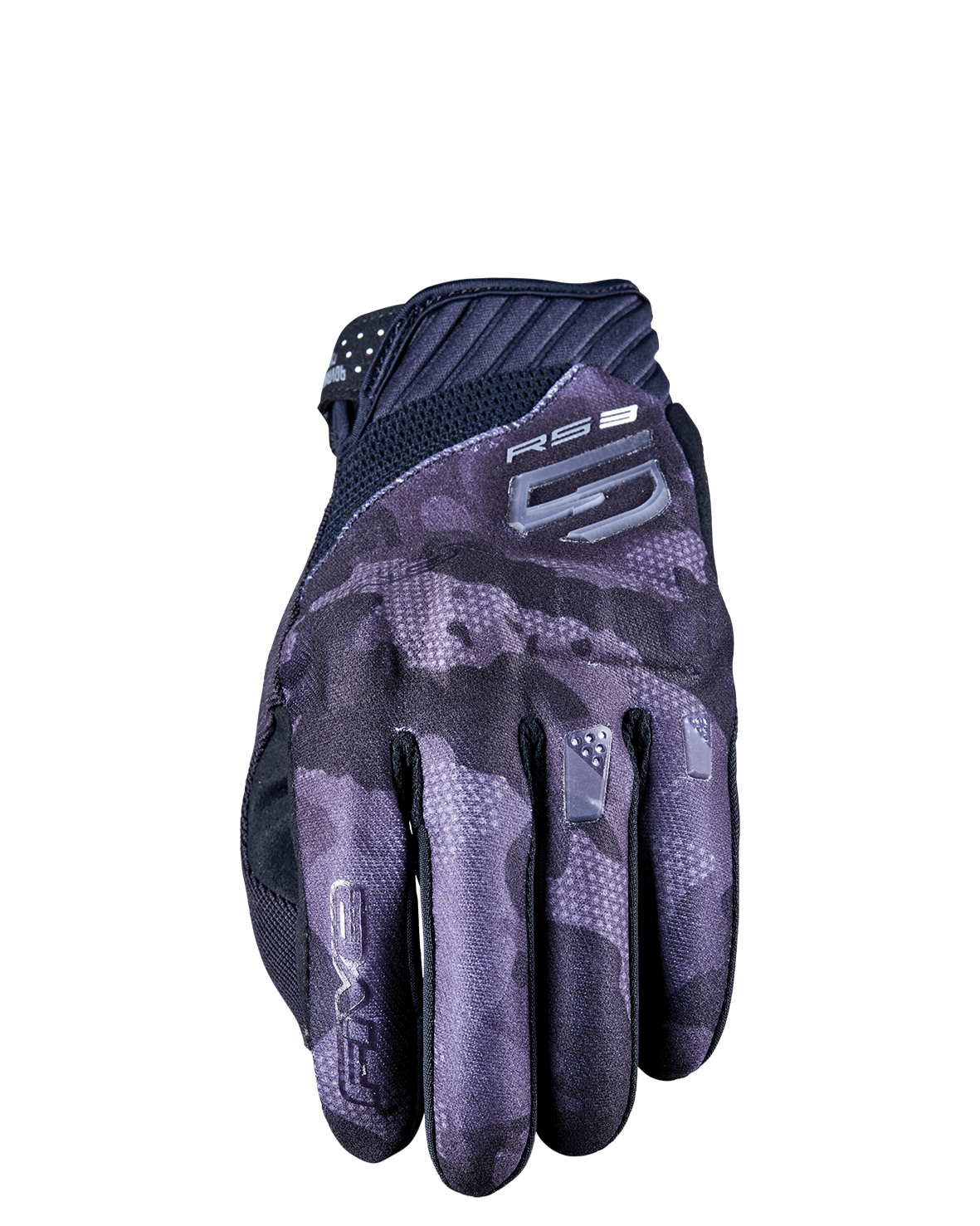 Five RS3 EVO Graphic Camo Black Gloves