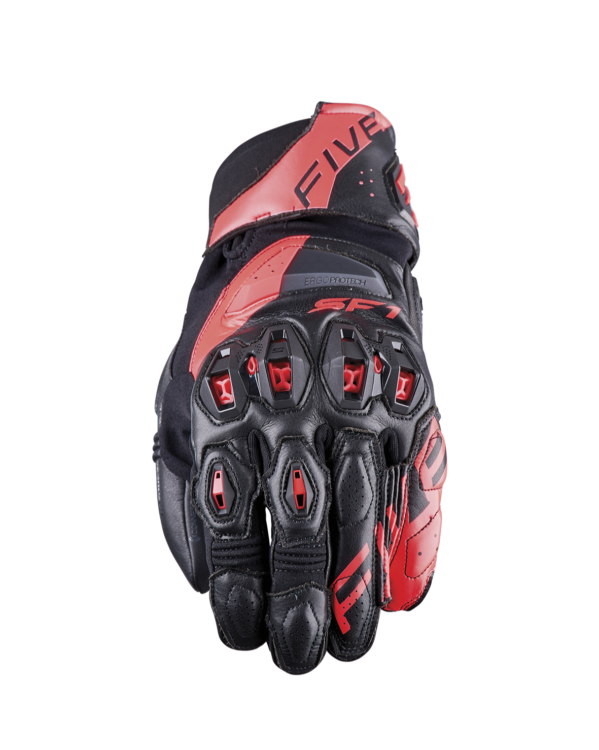 Five SF1 EVO Black Fluo Red Gloves