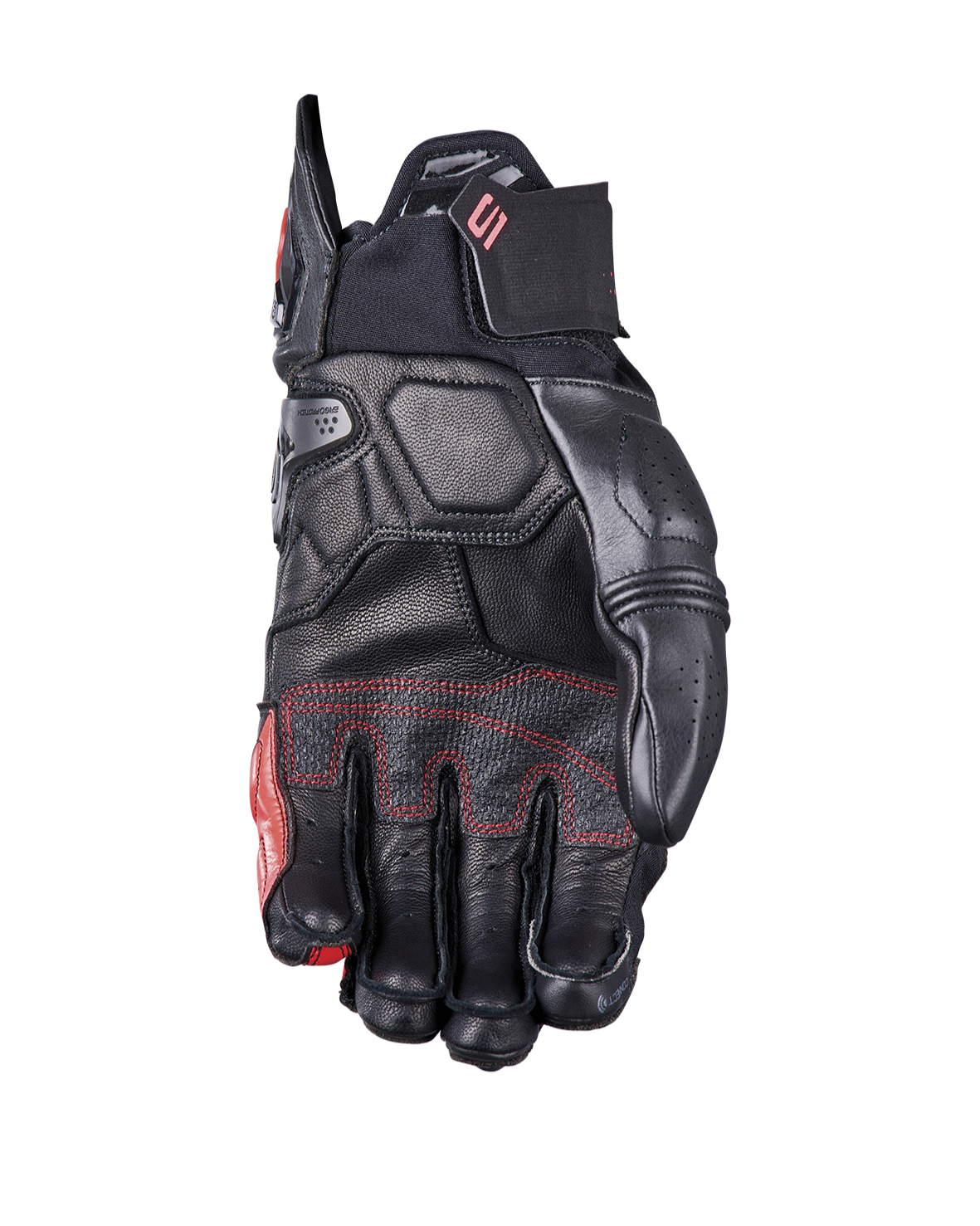 Five SF1 EVO Black Fluo Red Gloves