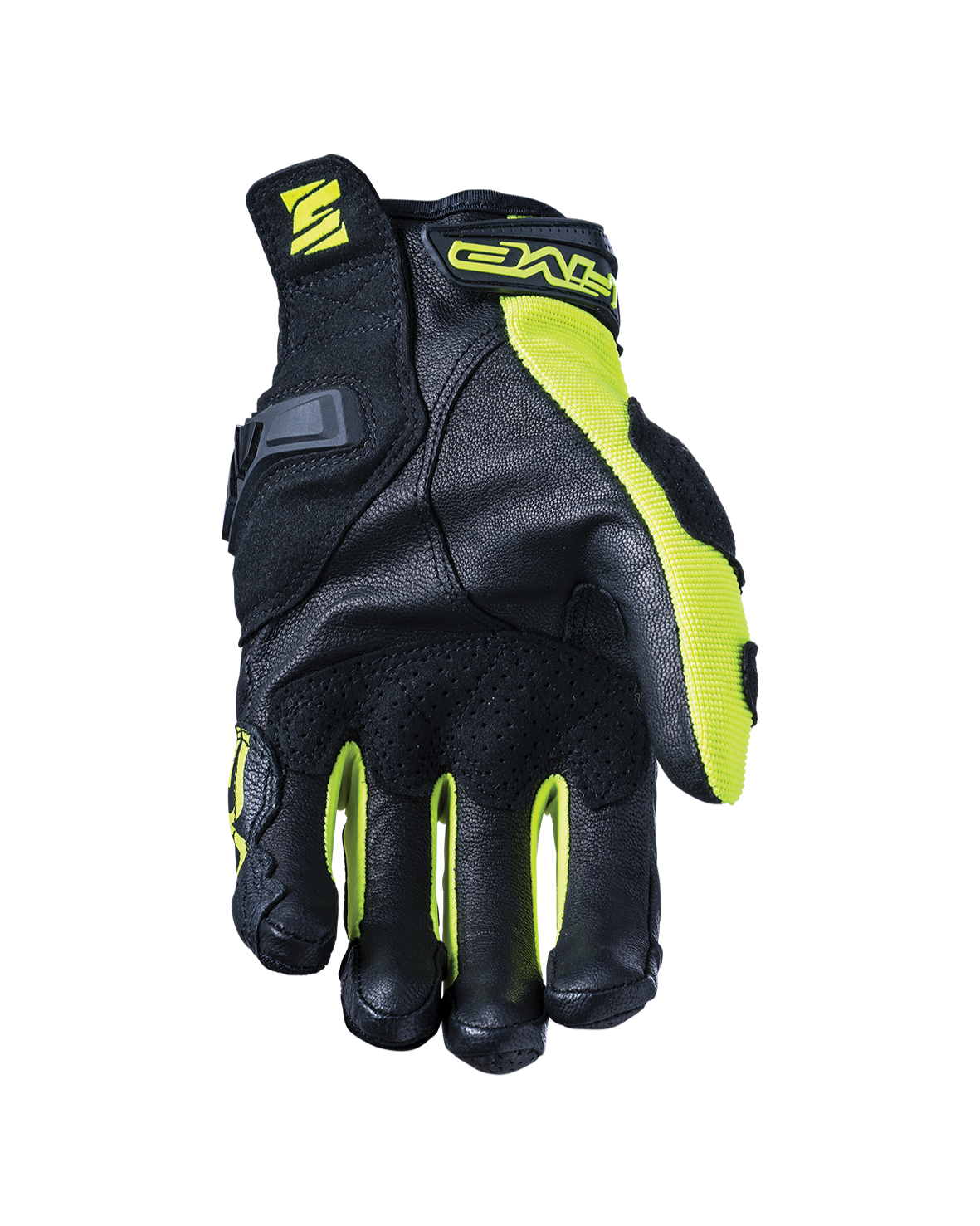 Five SF3 Black Fluo Yellow Gloves