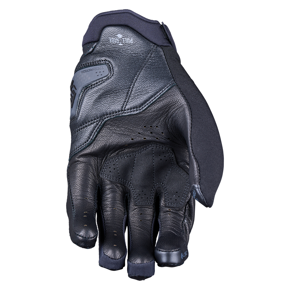 Five Stunt Evo 2 Black Leather Gloves