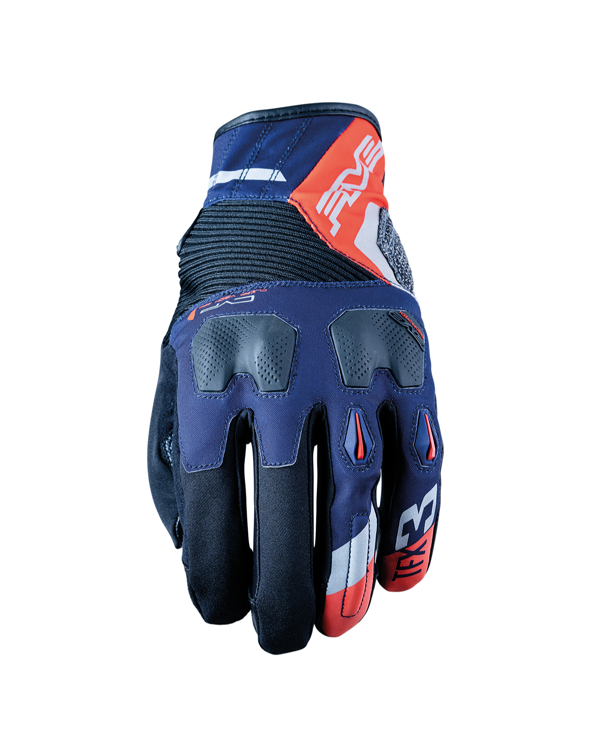 Five TFX3 Blue Red Gloves