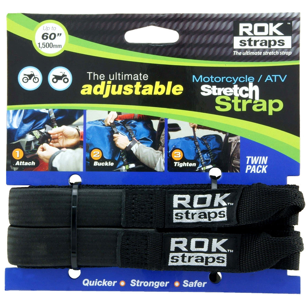 ROK Straps HD 25mm Adjustable - Black