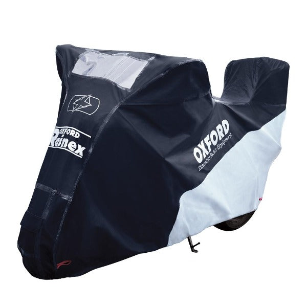 Oxford Rainex Bike Cover W/Top Box-Large