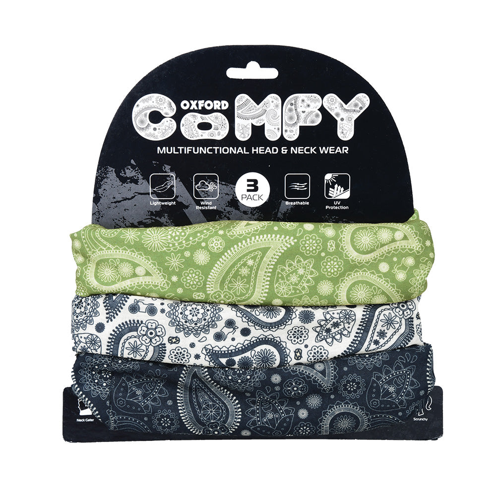 Oxford Comfy Paisley 3 Pack