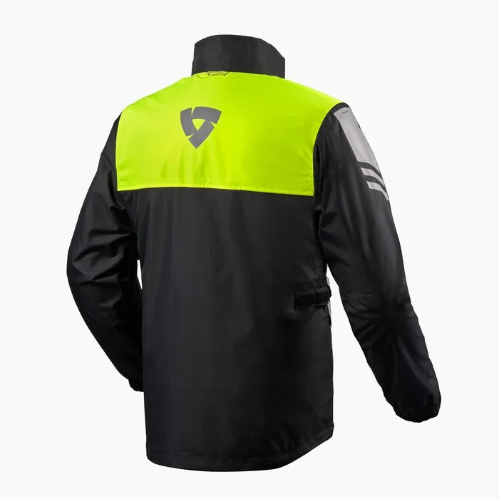 Rev'it! Nitric 3 H2O Rain Jacket - Black Neon Yellow