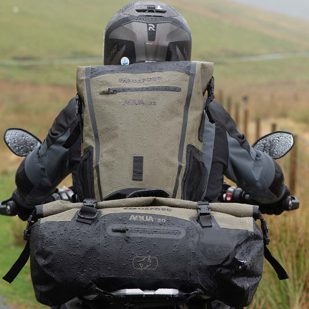 Oxford Aqua B-25 Backpack - Khaki Black