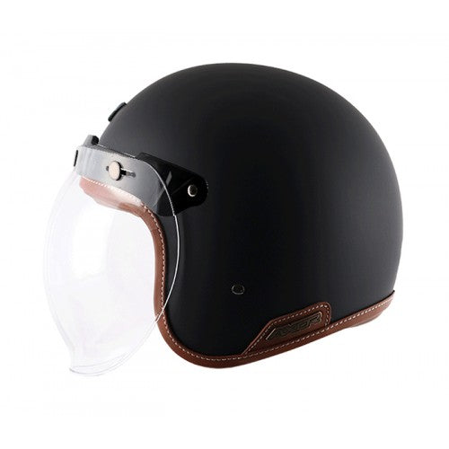 Axor Retro Jet Leather Matte Helmet