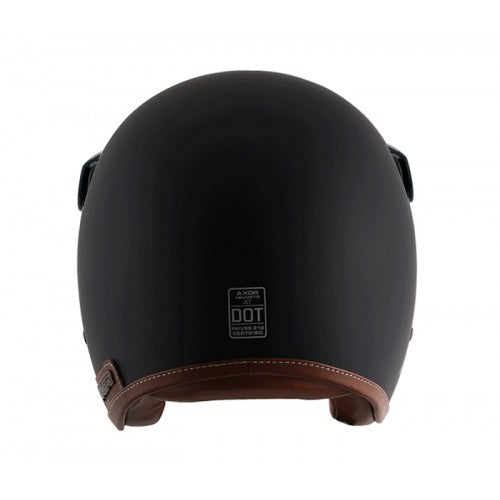 Axor Retro Jet Leather Matte Helmet