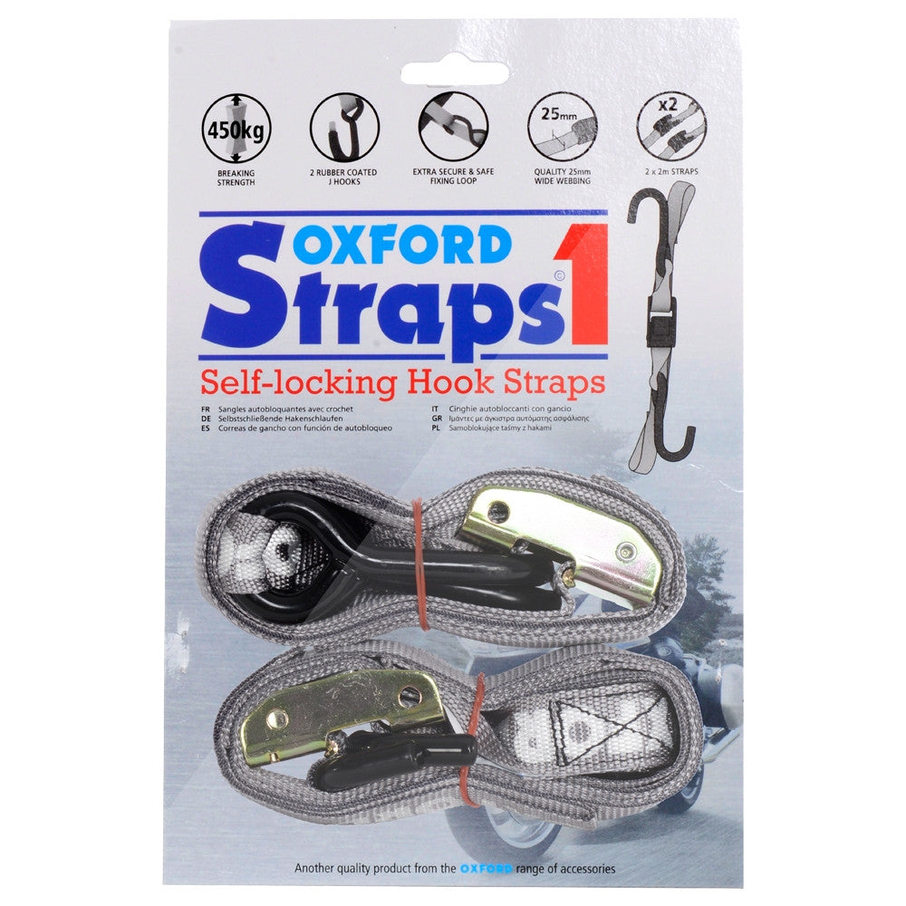 Oxford Straps 1 Self Locking Bike Hook Straps