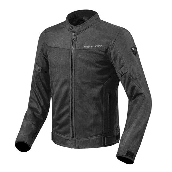 mesh designed leather jacket