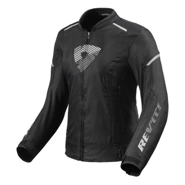 Rev'it! Sprint H2O Textile Women's Jacket Black White